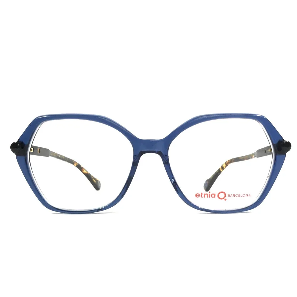 Etnia Barcelona Eyeglasses Frames CIANE BLHV Blue Havana Full Rim 53-15-138
